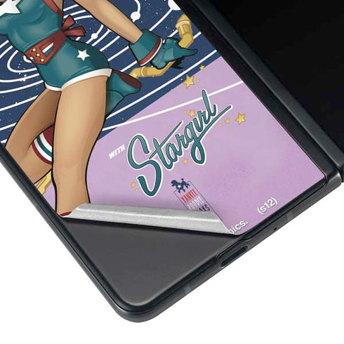 DC Comics Bombshells Stargirl- Field Guide to Cosmos Galaxy Z Fold4 5G Skin